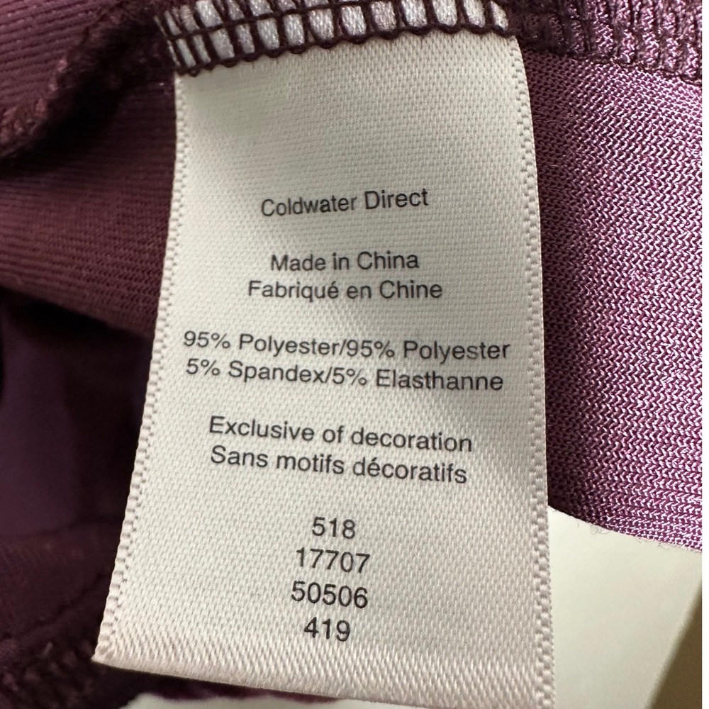 Coldwater Creek Velvet Pleated Tunic Top With Pockets Burgundy PXL‎ Whimsical - Picture 5 of 7
